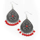 Blossoming Teardrops - Red