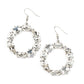 GLOWING in Circles - White Earring