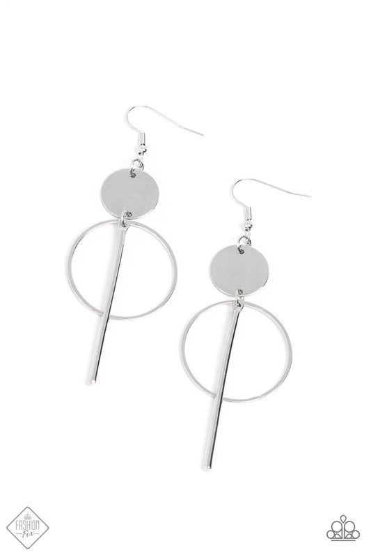 Harmoniously Balanced - Silver Earring